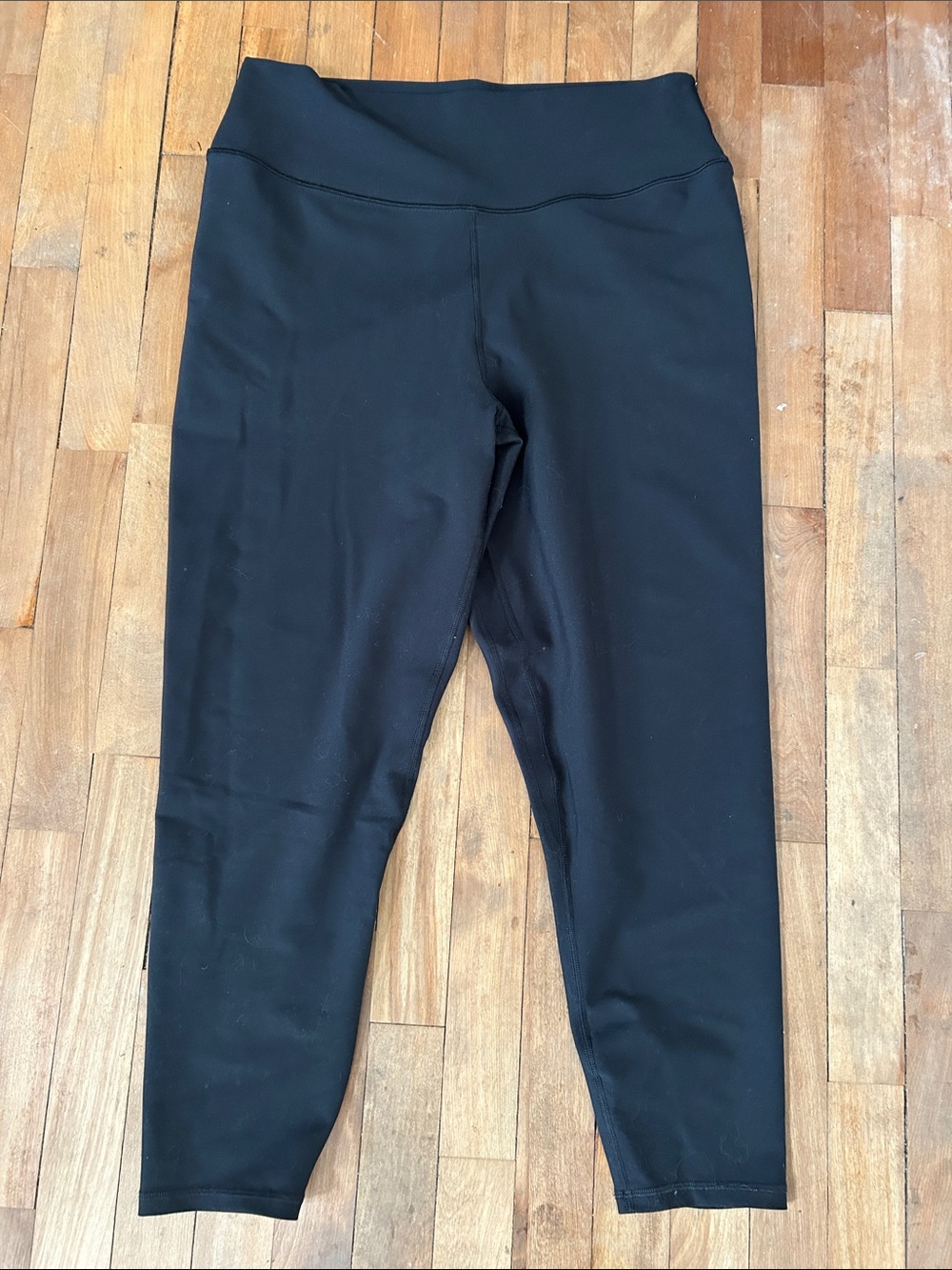 YPB Black High-Waist Athletic Leggings